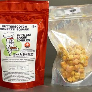 Let's Get Baked Edibles Butterscotch Confetti Square